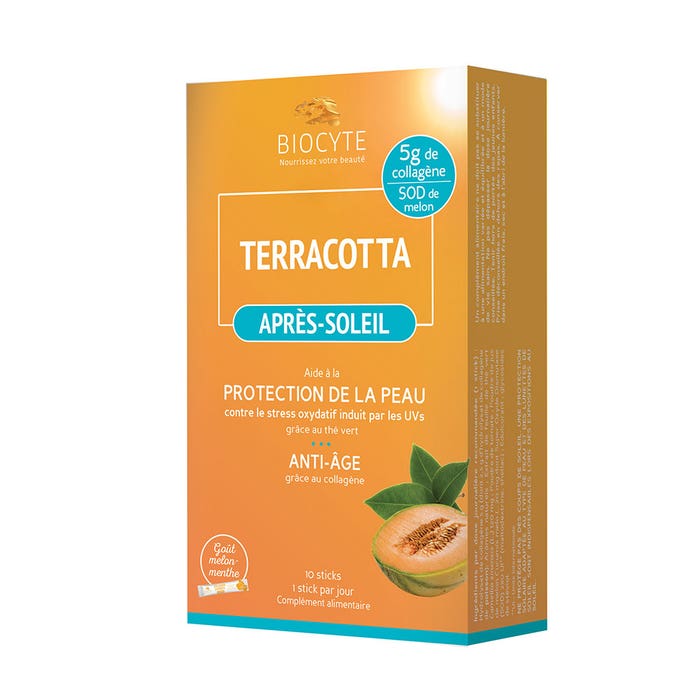 Biocyte Terracotta après-soleil 10 sticks de 6g