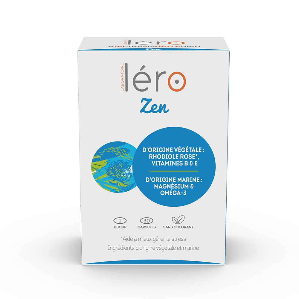Lero Zen Rhodiole rose et magnésium 30 capsules