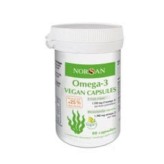 Norsan Omega 3 Vegan Huile D'algue 80 Capsules