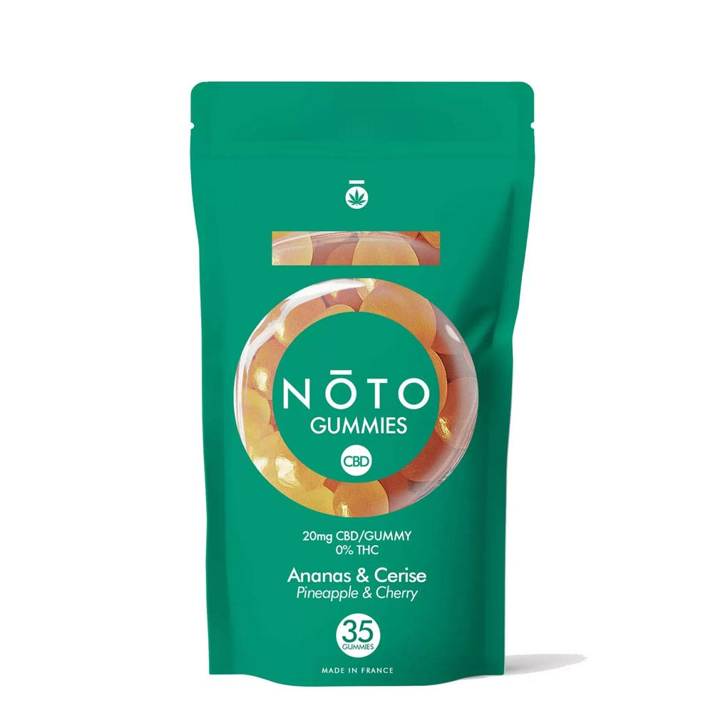 Noto CBD Gummies Ananas et cerise x35