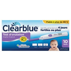 Clearblue Test D'ovulation Digital avancé 10 tests