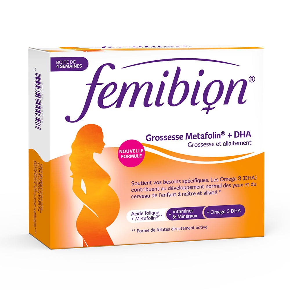 Femibion Grossesse 2 Metafolin + Dha 28 comprimés + 28 capsules