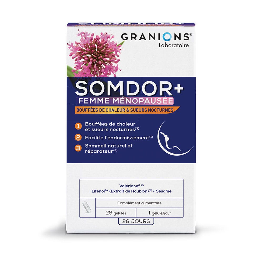 Granions Somdor+ Femme Ménopausée 28 gélules
