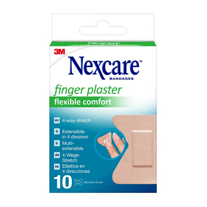 Pansements multi-extensibles X10 Finger Plasters Comfort flexible Nexcare