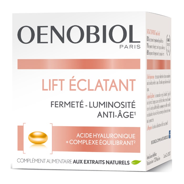 Lift Eclatant 56 capsules Complexe équilibrant Oenobiol