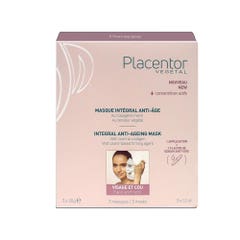 Placentor Végétal Masque Integral Anti-age Visage Et Cou 3x35g