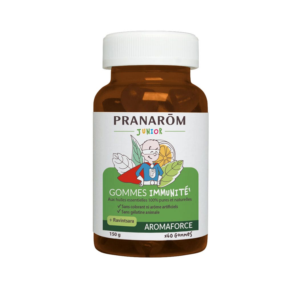 Pranarôm Aromaforce Immunité Junior 60 gommes