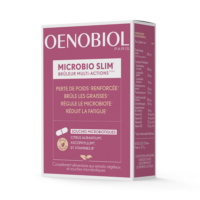 Oenobiol Microbio Slim Brûleur multi-actions 60 gélules