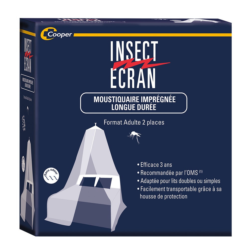 Insect Ecran Accessoire Moustiquaire imprégnée 2 places