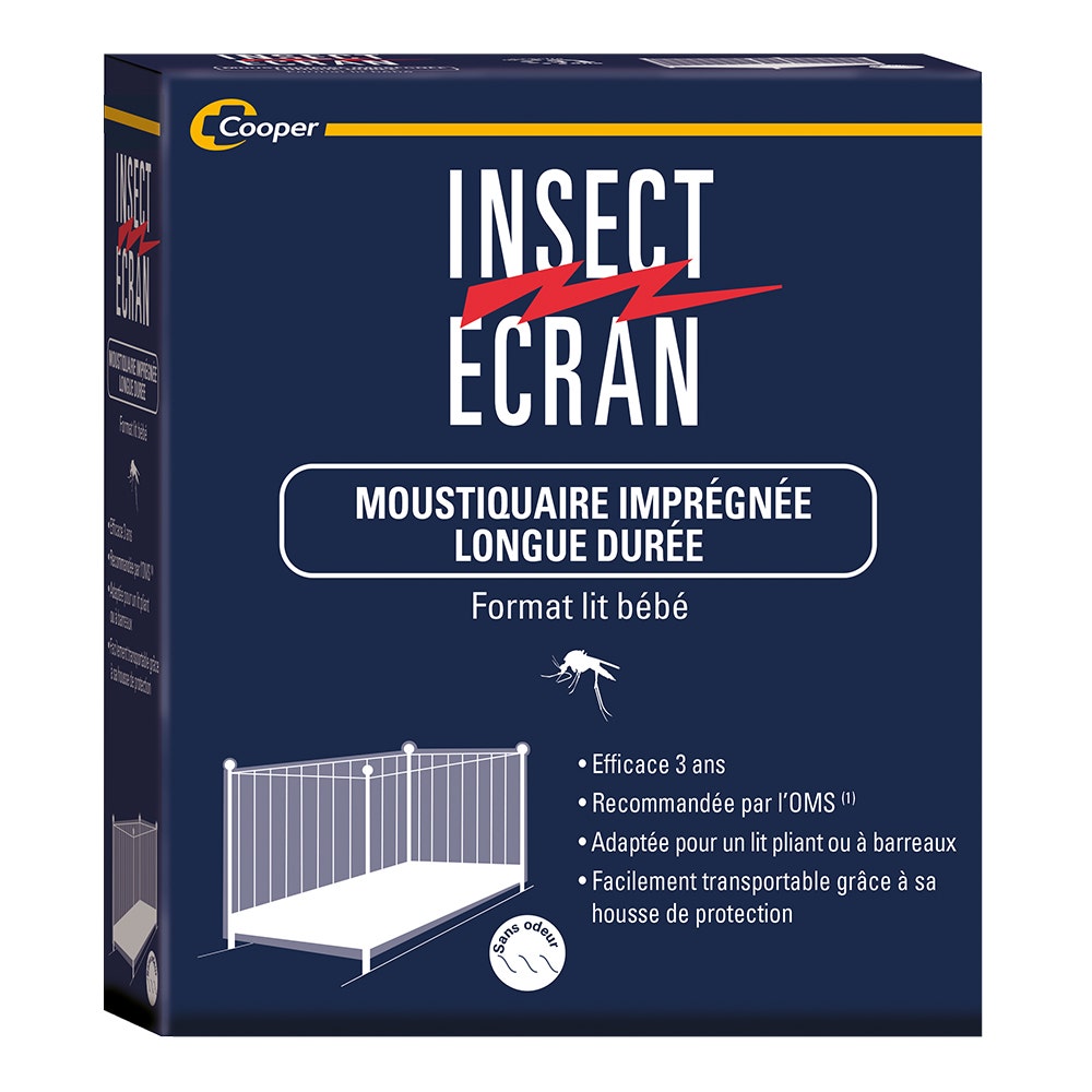 Insect Ecran Moustiquaire Impregnee Longue Duree Lit Bebe