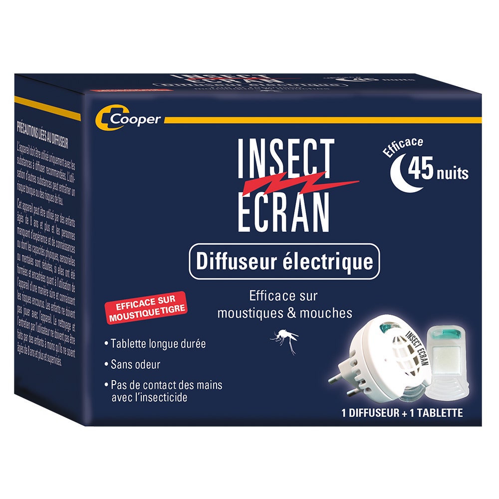 Insect Ecran Accessoire Diffuseur électrique + 1 recharge