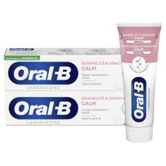 Oral-B Calm Dentifrice Sensibilité et Gencives Original 2x75ml