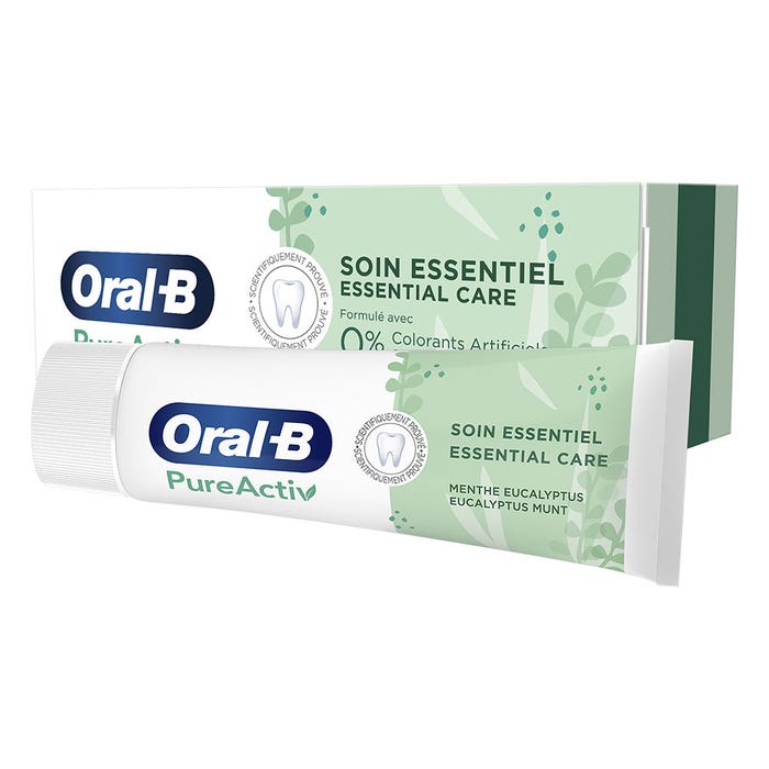 Oral-B Dentifrice PureActiv Soin Essentiel 75ml