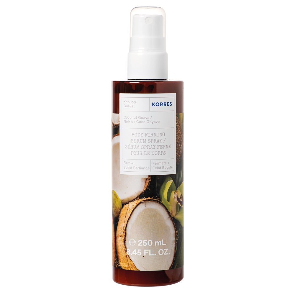 Korres Les Essentiels Sérum Spray corps fermeté, Noix de Coco Goyave 250ml