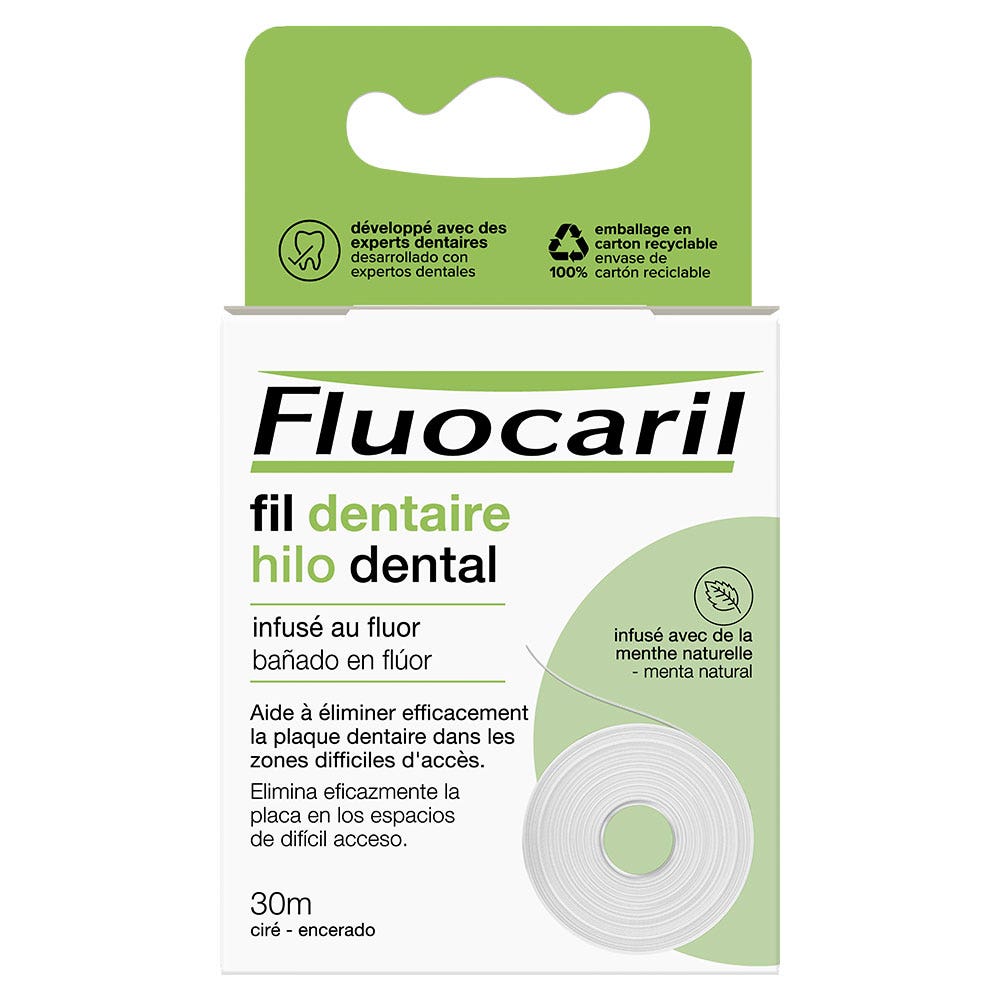 Fluocaril Fil dentaire infusé au Fluor 30m