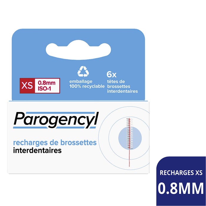 Recharges de brossettes interdentaires XS Parogencyl