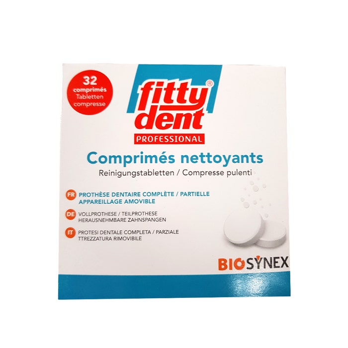 Comprimes Nettoyants x32 Fitty Dent