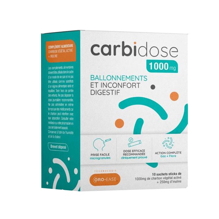 Carbidose 1000 mg x10 sachets Crinex