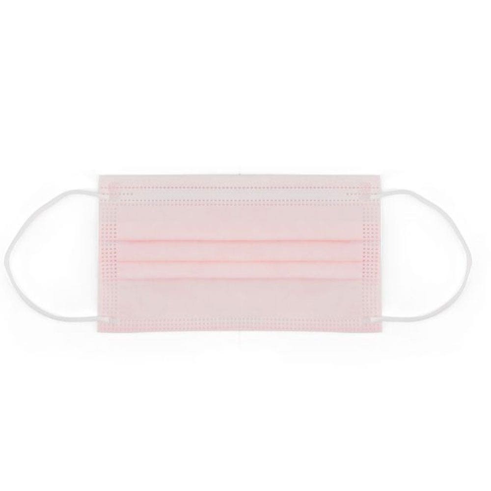 Vog Protect Masques chirurgicaux jetables rose Type IIR EN 14683:2019+AC:2019 x50