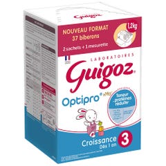Guigoz Optipro 3 Croissance dès 1an 2 sachets de 600g + 1 mesurette