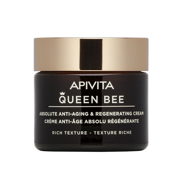 Crème Anti-Âge Absolu Régénérante 50ml Queen Bee Texture Riche Apivita