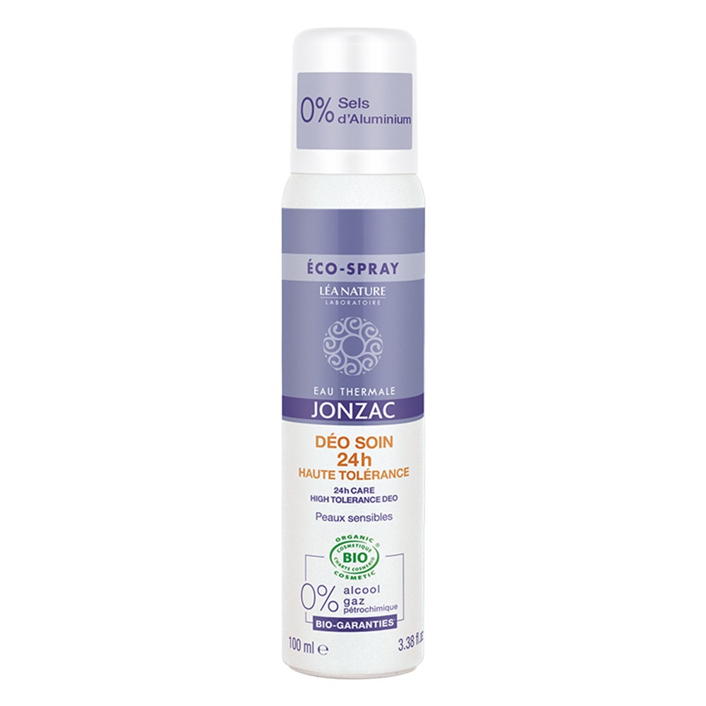 Eau thermale Jonzac Déodorant soin 24h haute tolérance Bio 100ml