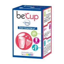 ZYJFP Vapeur Sterilisateur Cup Menstruelle,Mini Réutilisable UV 99.99% Sterilisateur Cup Menstruelle Boite De Rangement pour Menstrual Voyage,Rose