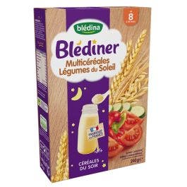 Cereales Du Soir Multicereales Legumes Du Soleil Des 8 Mois Blediner 240g Bledina Easypara
