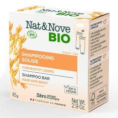 Shampooing Solide Certifié Bio Cheveux et Corps 85g NAT&NOVE BIO