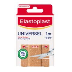 Universel Tissu - Bandes À Découper 10 X 8cm Universel 0% Latex Elastoplast