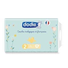 Couches écologiques et françaises x56 Taille 2 Dodie