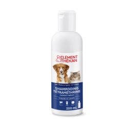 Clement Thekan Shampooing tetramethrine Chat et Chien 200ml 200ml Antiparasitaire externe Chien et chat Clement-Thekan