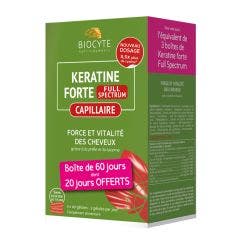 Keratine Forte Full Spectrum 120 Gelules Biocyte