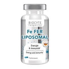 Fe Fer Liposome 30 Gelules Longevite Biocyte