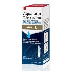 Triple Action Secheresse & Fatigue Nuit 10ml Aqualarm Bausch&Lomb