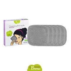 Carres Demaquillants Lavables Gris Biface Eucalyptus X10 Eco Belle Les Tendances D'Emma