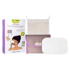 Kit Eco Belle Mini 7 Carres Demaquillants Eucalyptus Les Tendances D'Emma