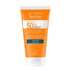 Fluide Spf50+ Sans Parfum Ultra-Léger 50ml Solaire Avène