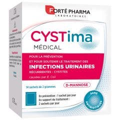 Infections Urinaires D-Mannose 14 sachets Cystima Forté Pharma