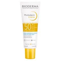 Crème invisible SPF50+ 40ml Photoderm Peaux sensibles sèches Bioderma