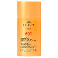 Fluide Leger Haute Protection Spf50 50ml Sun Peaux Normales A Mixtes Nuxe