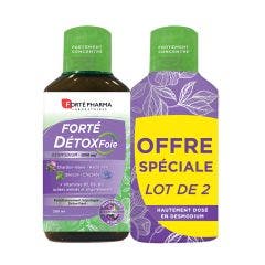Détoxifiant Foie Naturel enrichi en Desmodium 2x500ml Forté Détox Forté Pharma