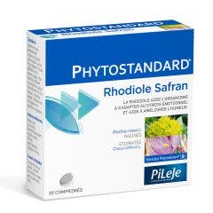 Phytostandard De Rhodiole Et Safran 30 Comprimes Pileje