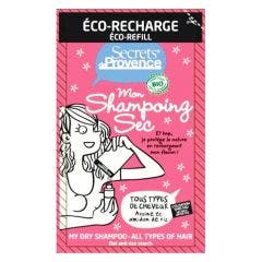 Shampoing sec tous cheveux éco-Recharge 38ml Les secrets de Provence