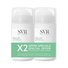 Roll-on Deodorant Anti-transpirant Intense 48h 2x50ml Spirial Svr