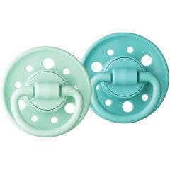Sucettes rondes anatomiques Gaia x2 6 mois et plus Dodie