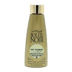N°36 Lait Vitamine Sublimateur De Bronzage spf4 150ml Pailleté or Soleil Noir