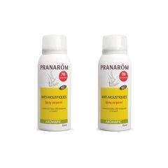 Duo Spray corporel anti-moustiques bio 2x75ml Aromapic Pranarôm