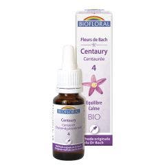 N°4 Centauree Bio Demeter Fleurs De Bach Equilibre Calme 25ml Biofloral