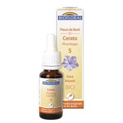 N°5 Plumbago Bio Demeter Fleurs De Bach Force Volonte 25ml Biofloral